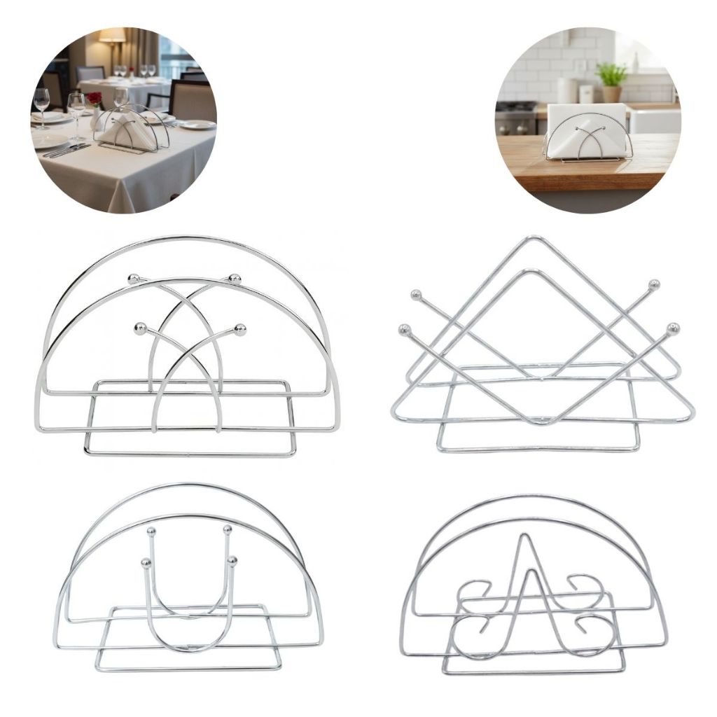 Porta guardanapo de mesa em inox, porta guardanapo ideal para eventos, sofisticado, em Oferta na Shopee