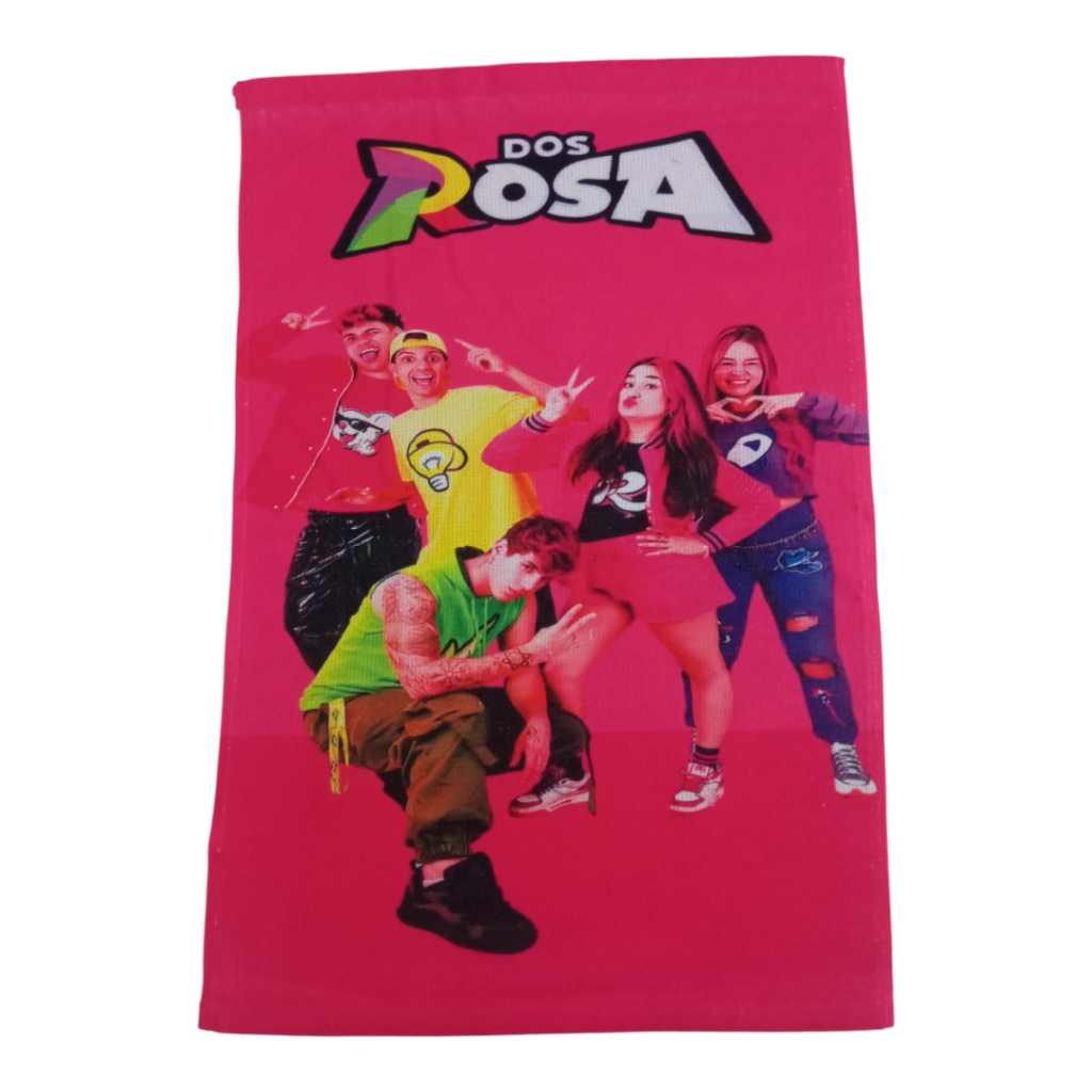 Toalha de rosto/mão Lancheira Emilly Vick Youtuber Dos Rosa