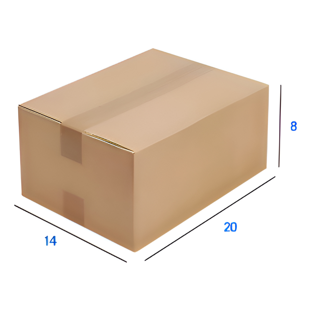 5 Caixas De Papelão G10 20x14x8 Embalagem Para Correio Sedex em Oferta na Shopee