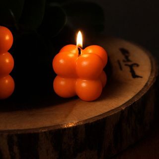 Velas Aromáticas Todos Aromas Mini Bubble Decorativas Lembrancinha Casamento Aniversário Alta Durabilidade Kit 10