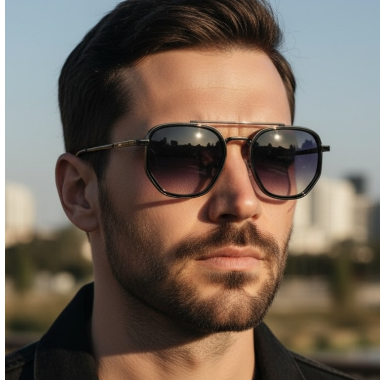 890 Óculos De sol  Moda feminino masculino  Vintage  aviador