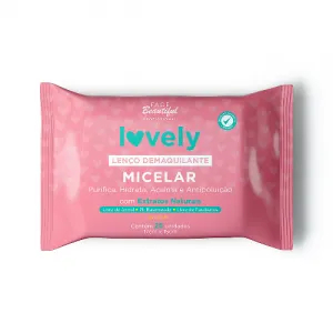 Lenços Demaquilantes 25 Un Lovely Face Beautiful micelar