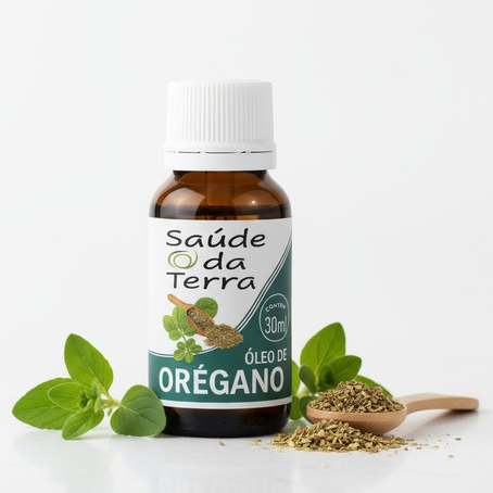 Óleo de Orégano 30ml Antioxidante Antibacteriano e Suporte ao Sistema Imunológico
