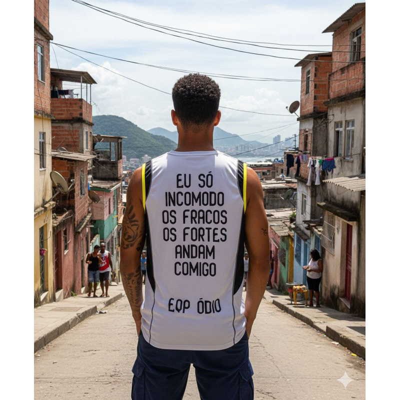 CAMISA PERSONALIZADA COM FRASE “EQP CAOS” em Oferta na Shopee