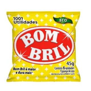 Bombril lã de aço 45g - Fardo com 20 unidades em Oferta na Shopee