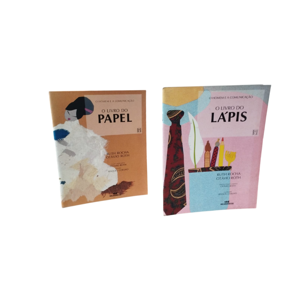 Box 2 Livros: O Livro do Papel e O Livro do Lápis - Ruth Rocha e Otávio Roth