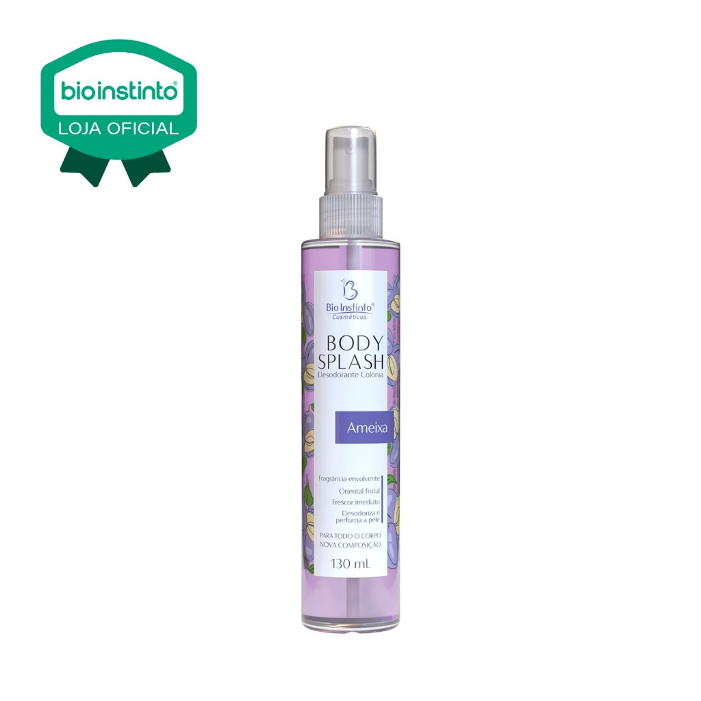 01 UN BODY SPLASH AMEIXA 130ml Bio Instinto Perfume Corporal Desodorante  Sensual Marcante Unisex em Oferta na Shopee