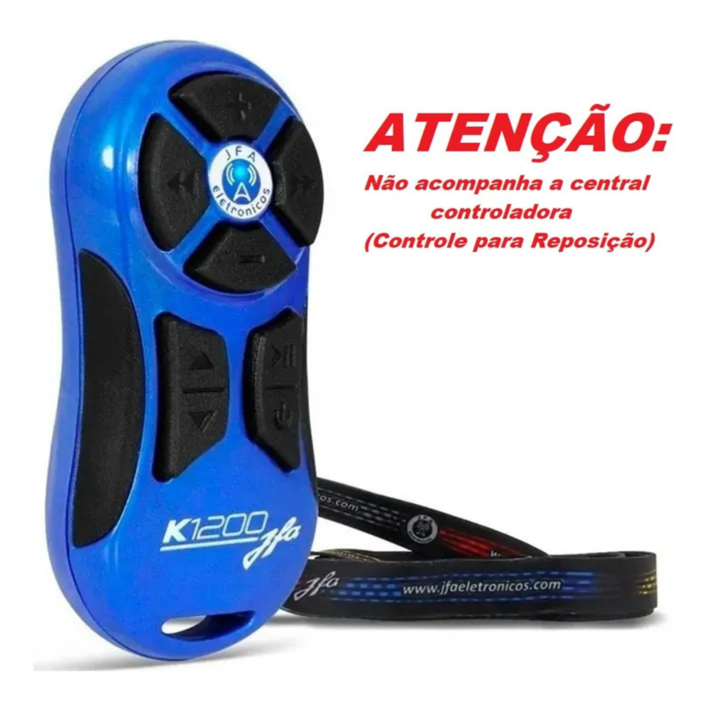 Controle Remoto Longa Distância Universal Avulso K1200 Azul