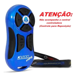 Controle Remoto Longa Distância Universal Avulso K1200 Azul Sem Central