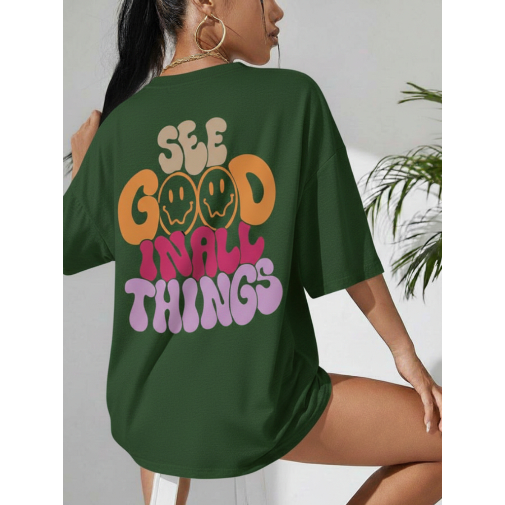 T-shirt feminina Camiseta Gym Academia Treino Blusa Estilosa 100% algodão Oversized em Oferta na Shopee