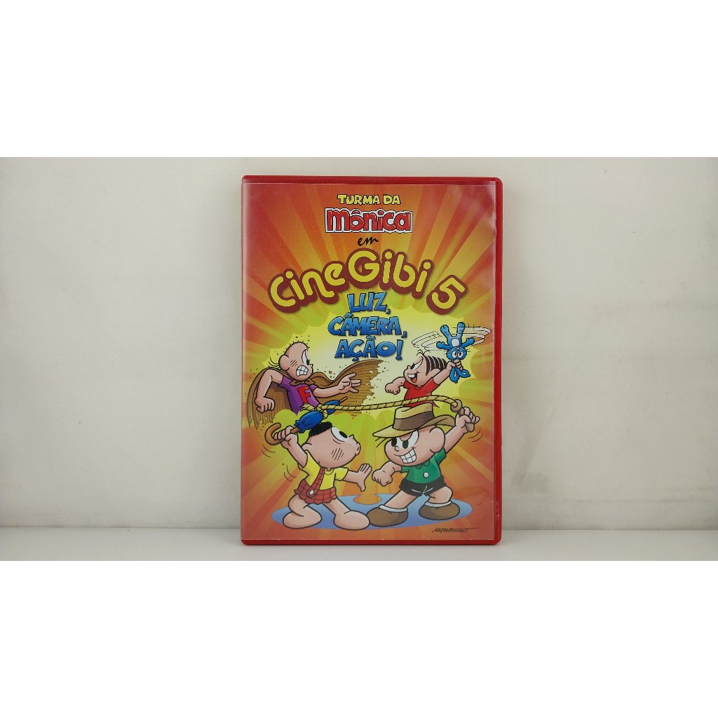 DVD Original Cine Gibi 5 Luz, Câmera, Ação! Turma Da Mônica