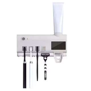 Suporte Para Escova de dente Dispensa Pasta dental em Oferta na Shopee