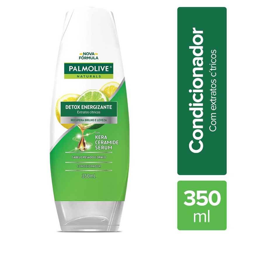 KIT C/ 2 CONDICIONADOR Palmolive Naturals Detox Energizante 350ml