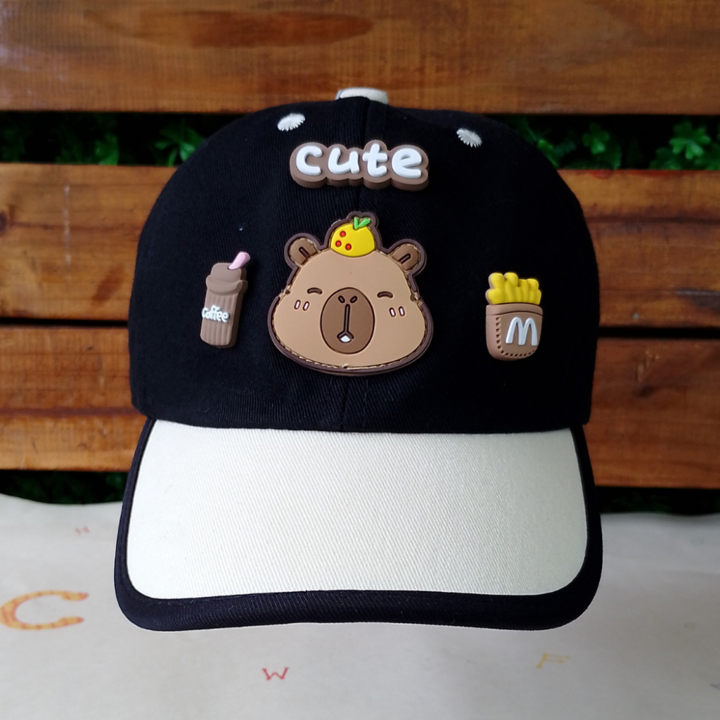 Boné Infantil Menino Menina Capivara Ajustável em Oferta na Shopee