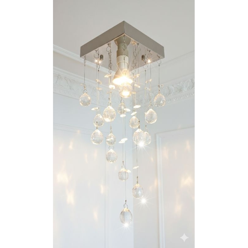 Lustre Cristal Acrilico Sofistic sala quarto lavabo banheiro