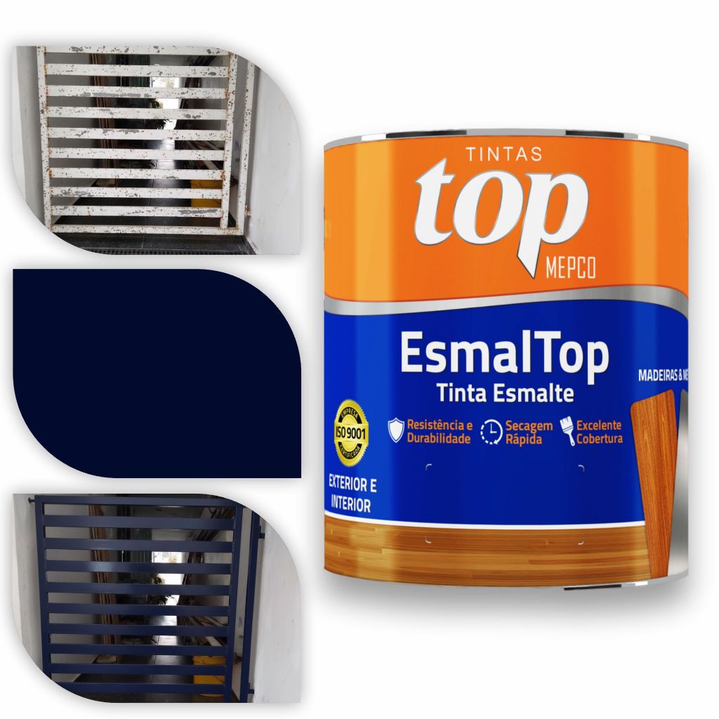 Esmalte Sintético MEPCO 3,6L – Azul Del Rey | Cobertura Total, Brilho Alto e Resistência Prolongada
