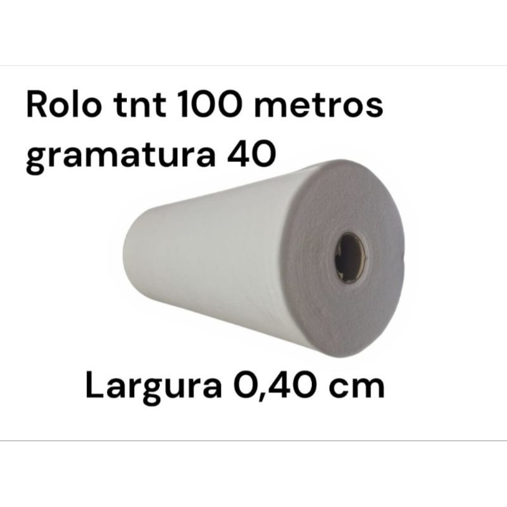 Rolo TNT 100 Metros | Gramatura 40 | Largura 40 cm | Ideal para Festas e Decoração em Oferta na Shopee