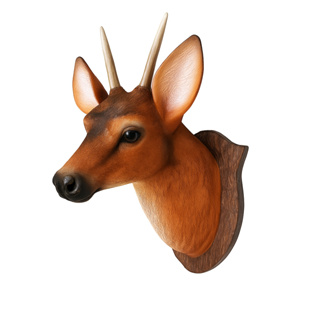 Escultura Cervo do Cerrado em Resina Realista | Decoração Fauna Brasileira para Sala, Escritório, Área Gourmet e Rustico em Oferta na Shopee