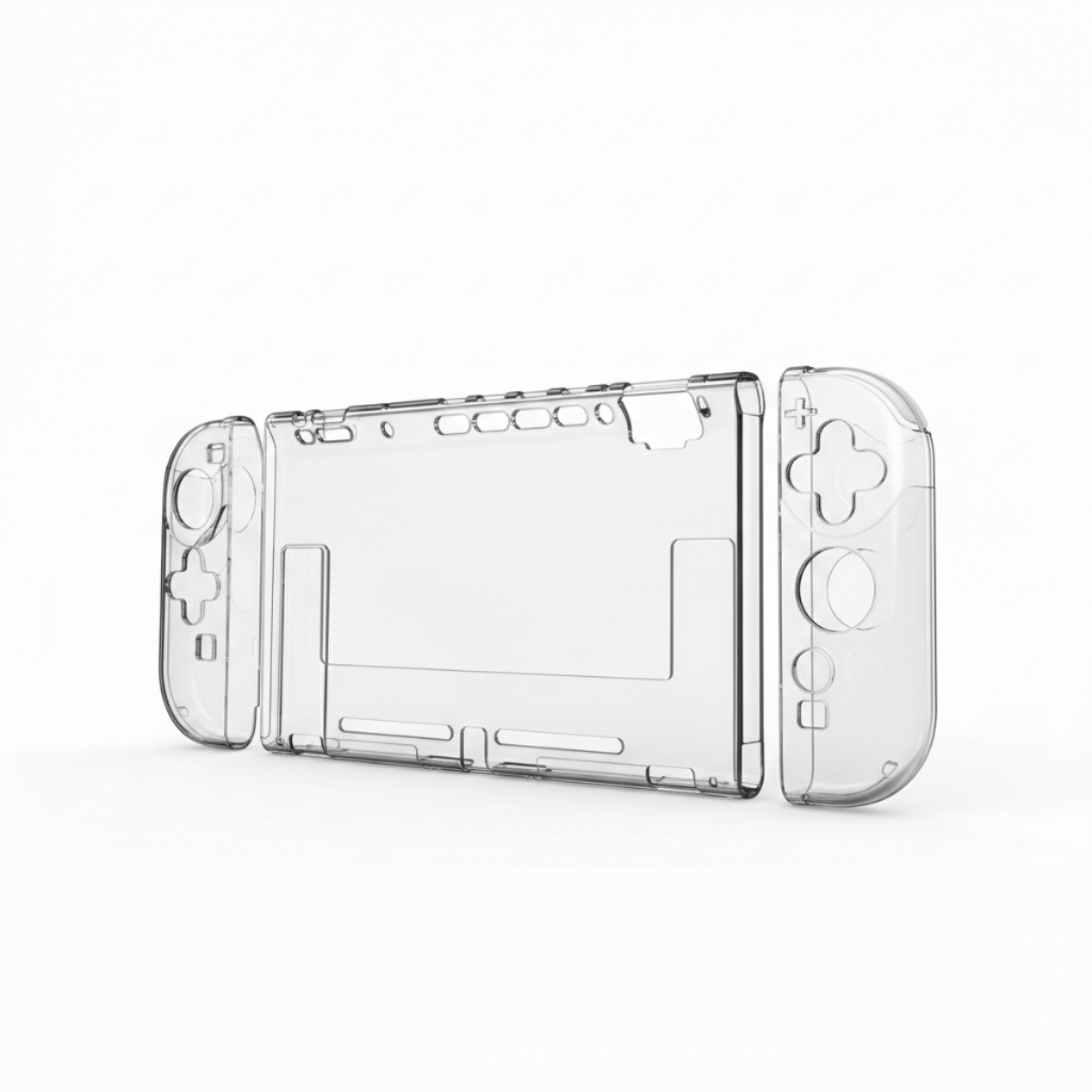 Case Protetora de Silicone Case TPU Resistente Transparente para Nintendo Switch 2