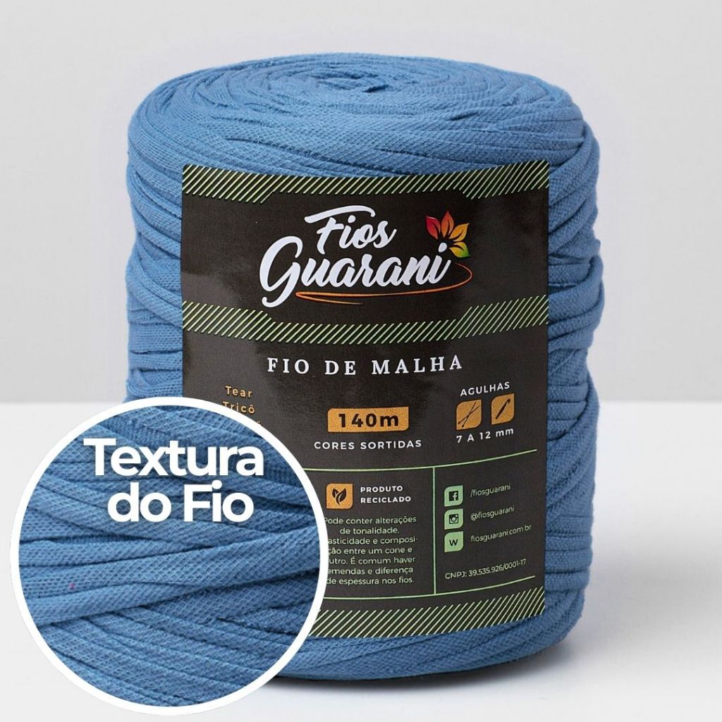 Fio de Malha Piquet Residual 140m Com Elasticidade Todas as Cores Fios Guarani - para Artesanato, Crochê e Tricô em Oferta na Shopee