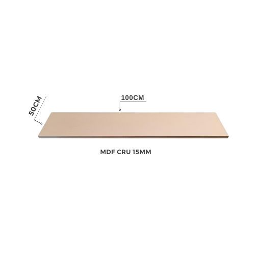 Chapa de Madeira 100x50cm - Prateleira MDF Cru 15mm–Corte Preciso, Acabamento Profissional,DIY em Oferta na Shopee