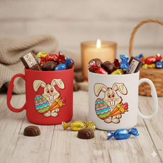 Kit até 30 Canecas Adesivadas Feliz Páscoa 440ml Diversas cores Coelho da Pascoa lembrança escolar em Oferta na Shopee