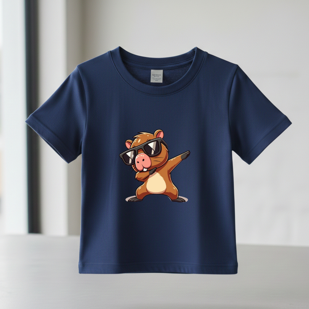camiseta infantil capivara moda uniseex algodao menino menina criança