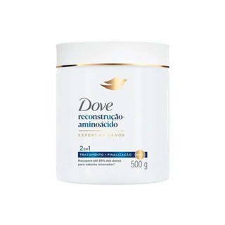 Máscara de Tratamento Dove Reconstrução + Aminoácido 500g em Oferta na Shopee