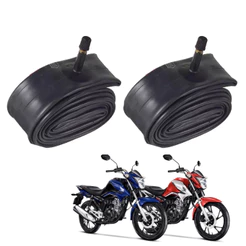 Kit C/ 2 Câmara Ar Pneu 18 Moto Cg Titan Fan 125 150 160