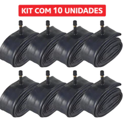Kit C/ 10 Câmara Ar Pneu 18 Moto Cg Titan Fan 125 150 160