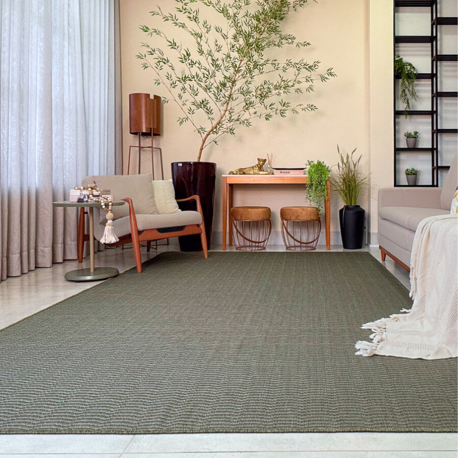 Tapete Cinza e Verde | BuscaProdutos