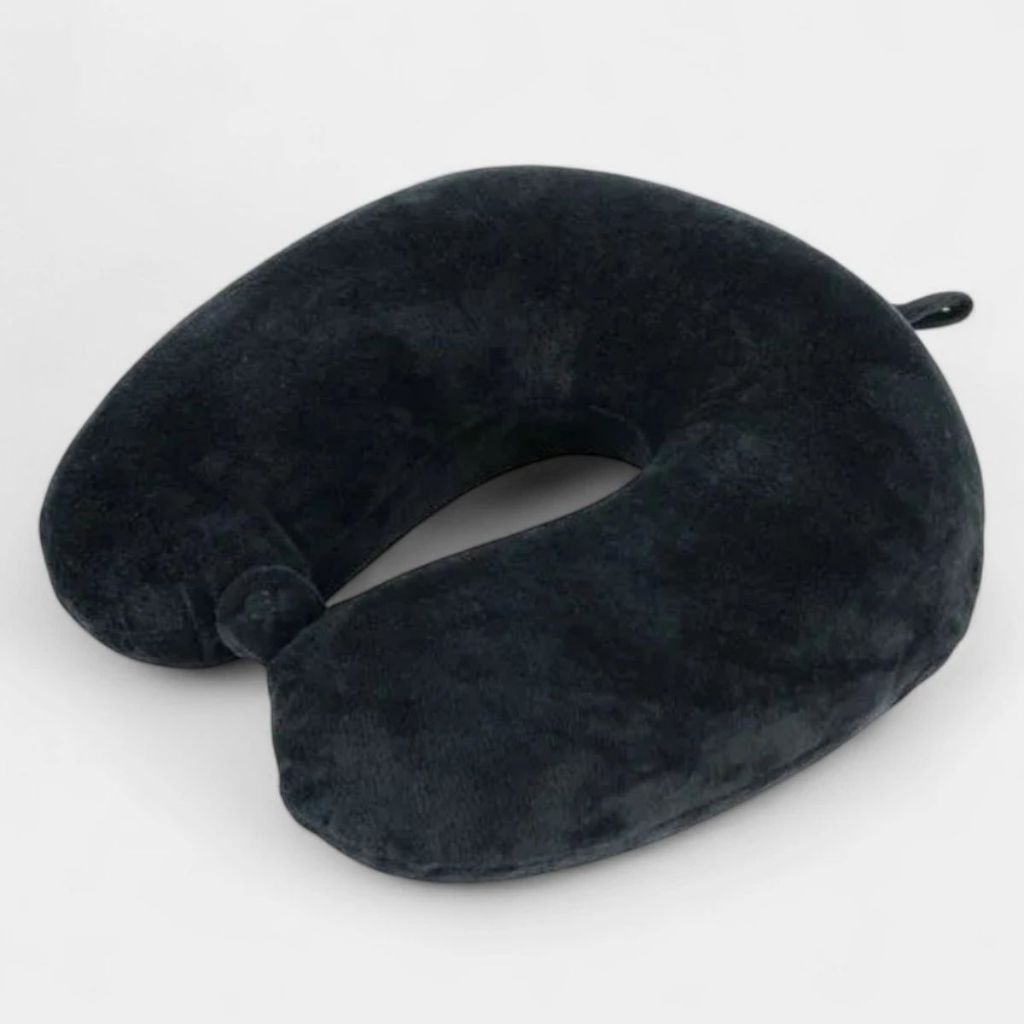 Almofada de Pescoço Bagaggio Viscoelástica - Preto em Oferta na Shopee