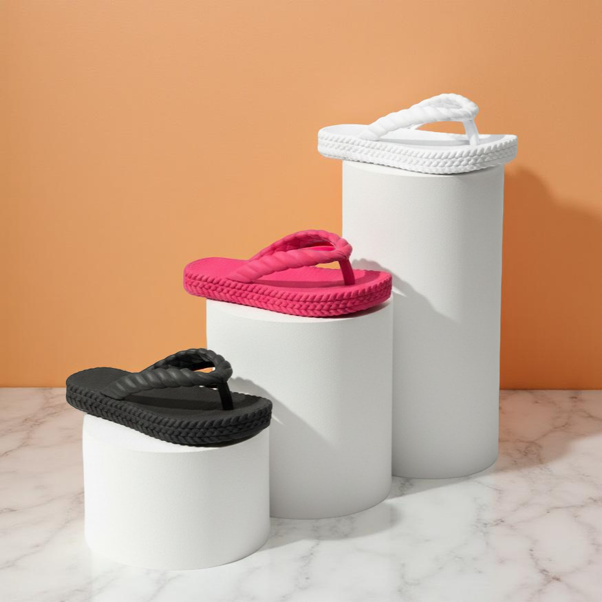 Papete Feminina 3 Tranças | Antiderrapante, Macia, Confortável e com Frete Grátis SuperOferta