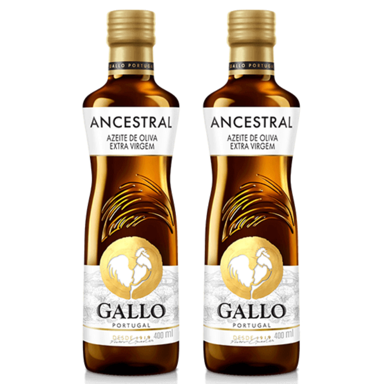 Kit 2x Azeite Gallo 400ml Ancestral Extra virgem em Oferta na Shopee