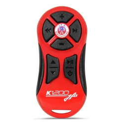 Controle Longa Distância Jfa K1200 Som Universal 8 Botões Vermelho