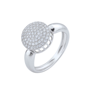 Anel Chuveiro Prata 925 Zirconia