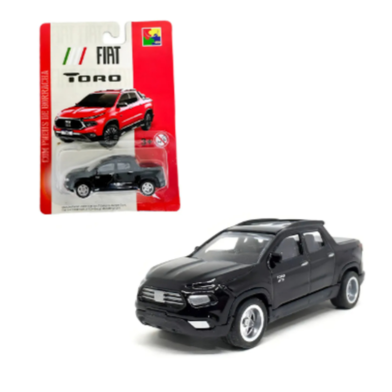 Veículo em Miniatura FIAT Toro Preto 1:64 CKS