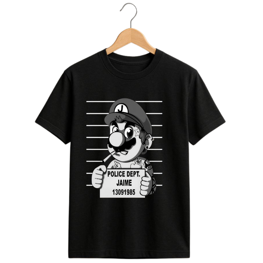 Camisa Unissex Estampado POLICE DEPT JAIME Streetwear Casual P ao GG Masculina Feminina Jaime Retro em Oferta na Shopee