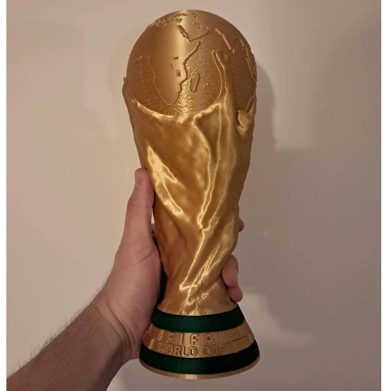 Troféu Taça Copa do Mundo FIFA 2026 TAMANHO REAL 36CM Réplica Decorativo