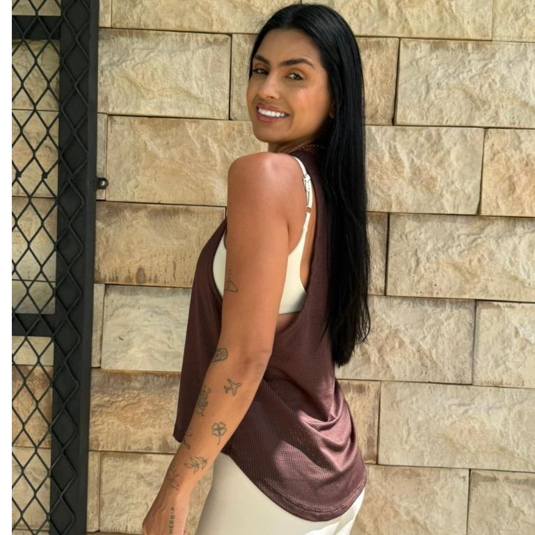 Blusa Regata Feminina Academia Fitness Dry Fit em Oferta na Shopee