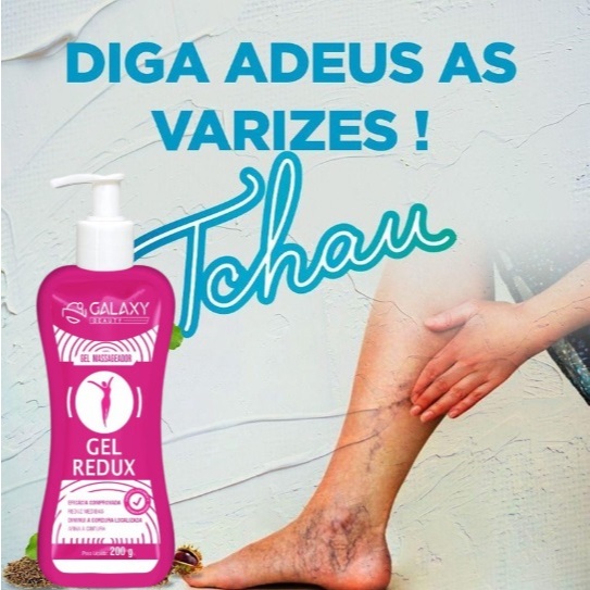 Creme 5 em 1 - Varizes, Celulites, Flacidez, Má circulação e Câimbras