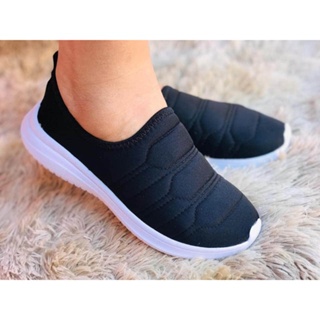 Tênis Meia Feminino - Tenis Feminino Calça Facil, Leve e Confortável Ortopédico