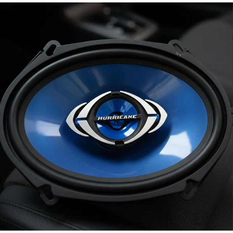 Par Alto Falante 5x7'' 130w Rms Quadraxial Hurricane Class Azul — imagem 2 de 2