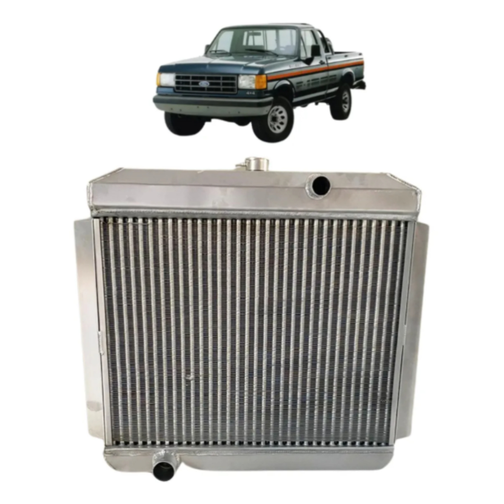 RADIADOR ÁGUA FORD F1000 / F2000 / F4000 MWM 3.9 / 4.2 – 1972 A 1991 – TUBULAR MEIA CAIXA
