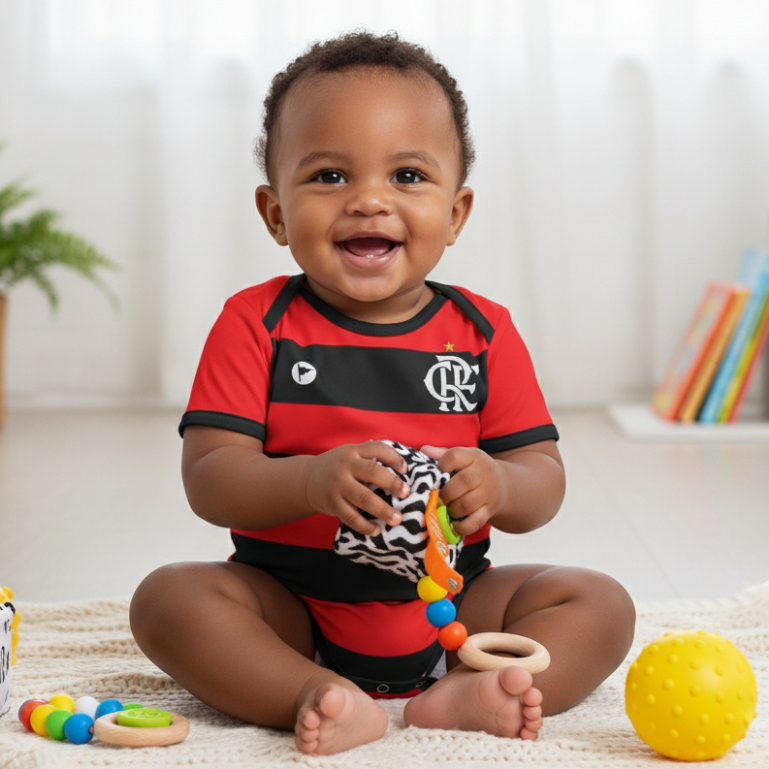 Body Torcida Baby - Flamengo Uv - Bebê