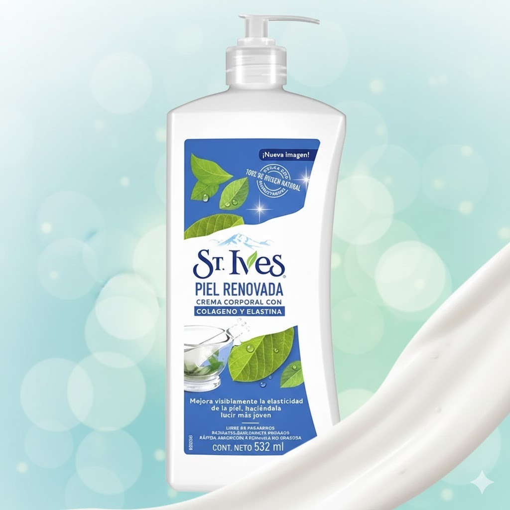 Creme St Ives Original, Hidratante Rosto e Corpo, Colágeno e Elastina, Importado, Pele Flácida