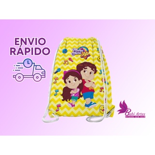 Mochilinhas Saco 19x28cm Maria Clara e JP (Envio Rápido) em Oferta na Shopee