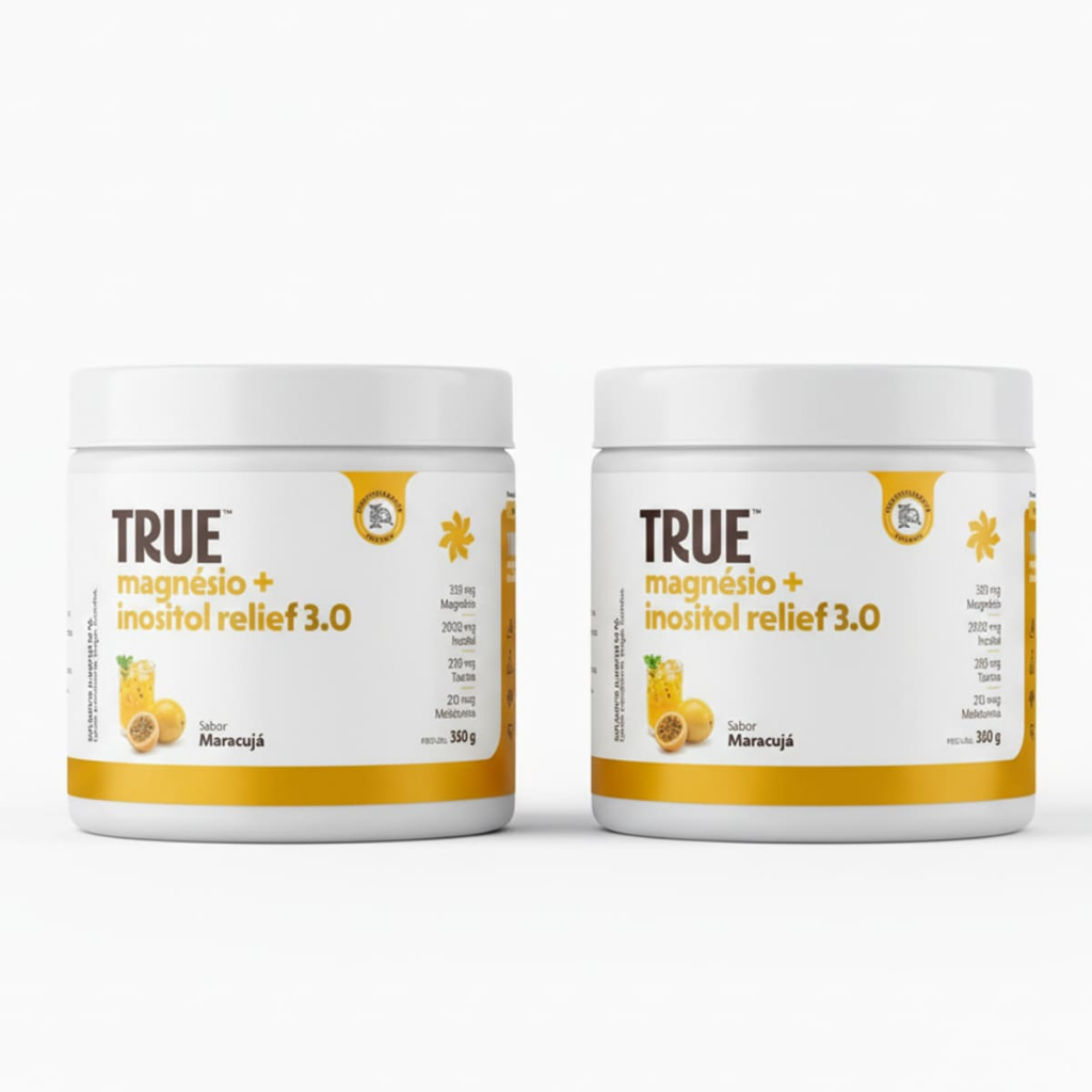 Magnésio + Inositol Relief 3.0 Maracujá 2 X 350g True Source