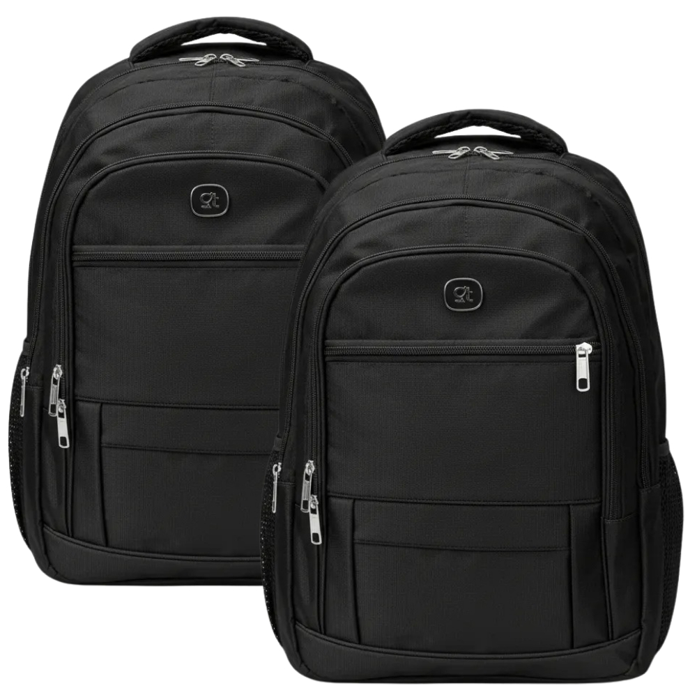 Kit 2 Mochilas Resistente 40 L Leve Escolar Notebook 16 Impermeavel