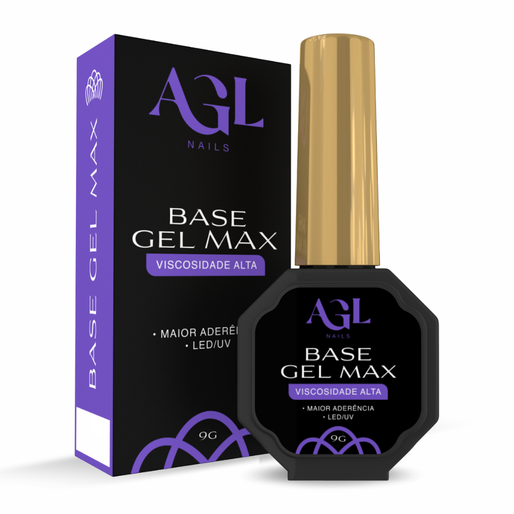 Base Gel Max Alta Viscosidade AGL Nails 9g Construção Alta Aderencia em Oferta na Shopee